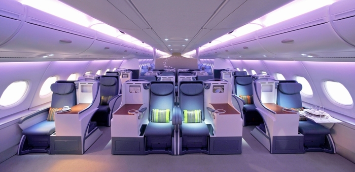 La Exclusiva Cabina del A380 Crea Nuevo Estándar para…