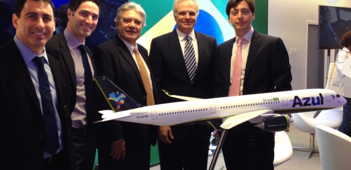 Azul volará el A330 y el A350 en su expansión…