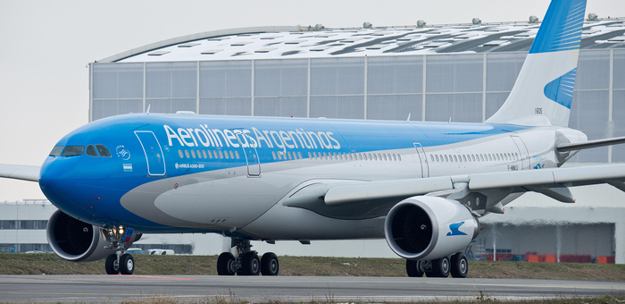 Aerolineas Argentinas receives first new A330-200