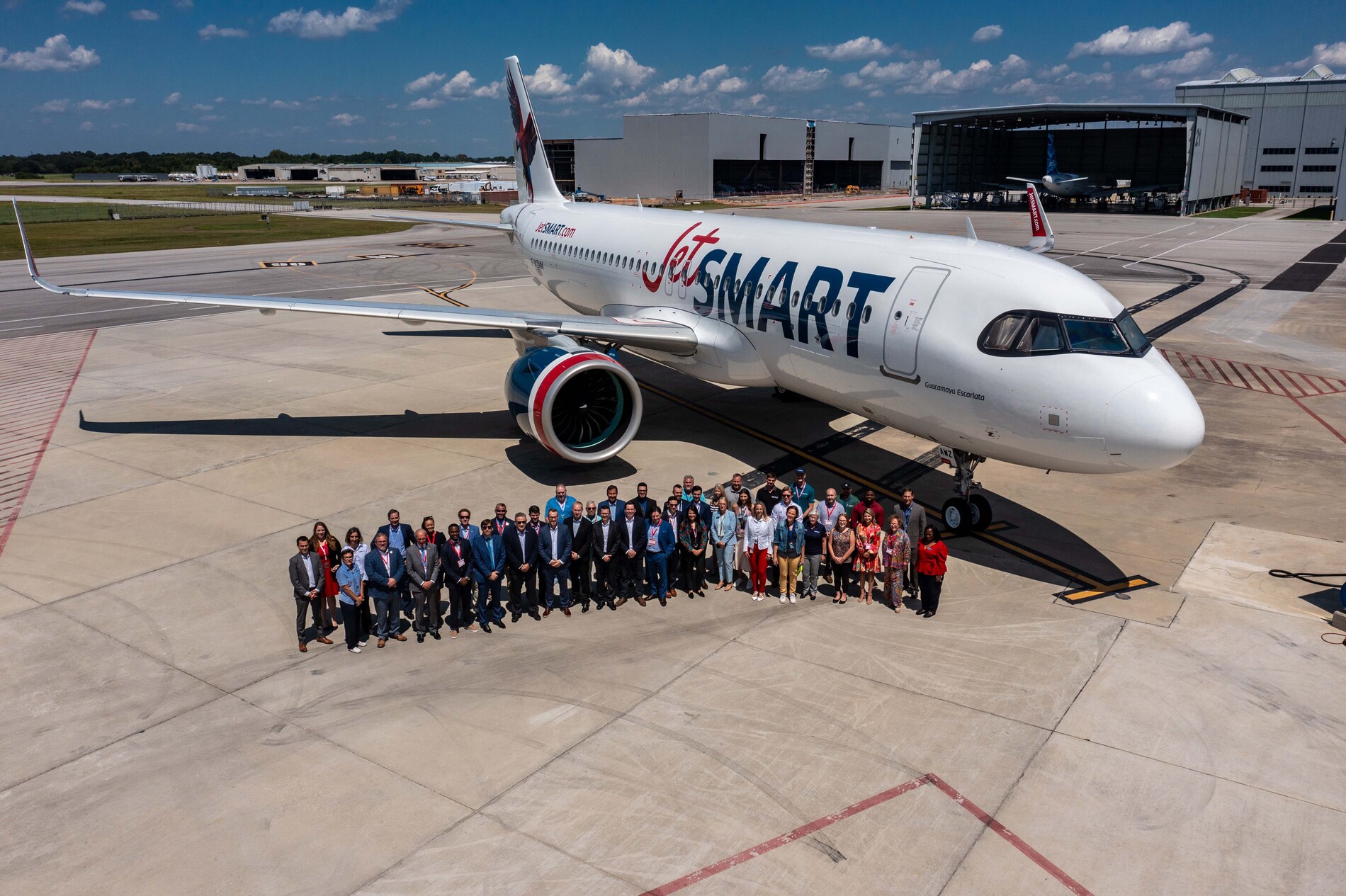 JetSMART recibe su primera aeronave construida en Mobile