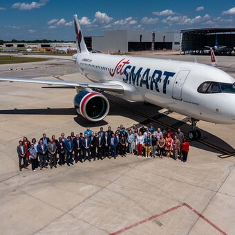 JetSMART recibe su primera aeronave construida en Mobile